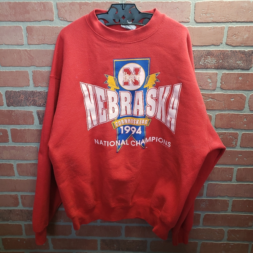 Vintage 94 Nebraska Cornhuskers Sweatshirt Size XL